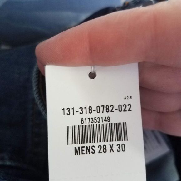 Abercrombie & Fitch Men's 28x30 The A&F Boot Cut Jeans Distressed NWT - Picture 11 of 11